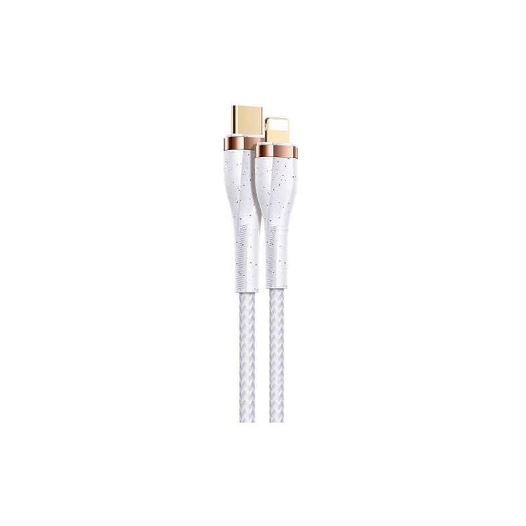 USAMS US-SJ489 U64 PD 20W USB-C / Type-C to 8 Pin Aluminum Alloy Fast Charging Data Cable, Length: 1.2m(SJ489USB01) - Kenya