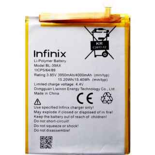 Infinix Hot 4 (X556X557) Smartphone Replacement Battery (BL-39AX) - Kenya