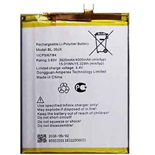 Infinix X622 Hot S3X Smartphone Replacement Battery (BL-39JX) - Kenya