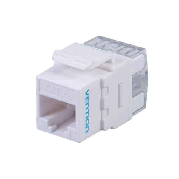 Vention CAT.6 UTP 180 Degree Keystone Jack White - Kenya