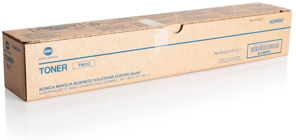 Konica Minolta Original TN513 Black Toner Cartridge (A33K051) - Kenya