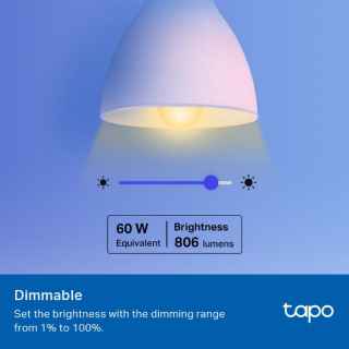 TP-Link Tapo L530E – Smart Wi-Fi Light Bulb, Multicolor (E27) – 4 PACK - Kenya