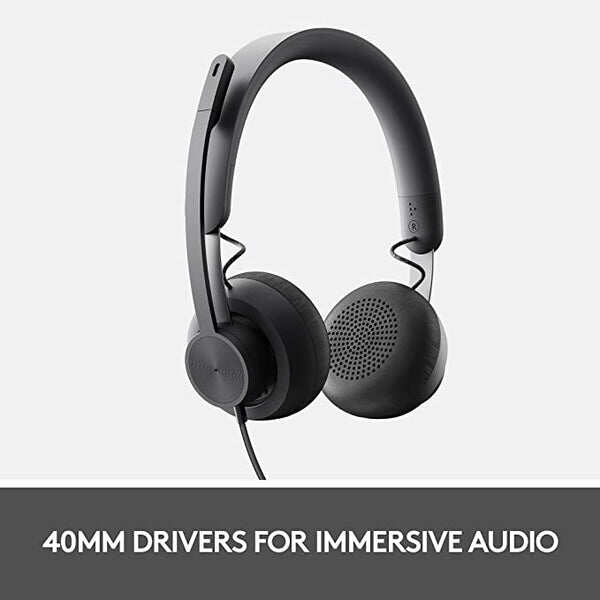 Logitech 981-000870 Zone Wired for MSFT Over-ear Headset - Graphite USB - Kenya - Image 3