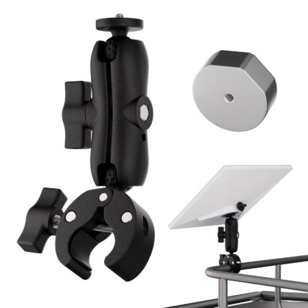 MINI CM2 Starlink Mini Clamp with Ball Head Magic Arm and Tripod Adapter 1800x1800 | +254720548999