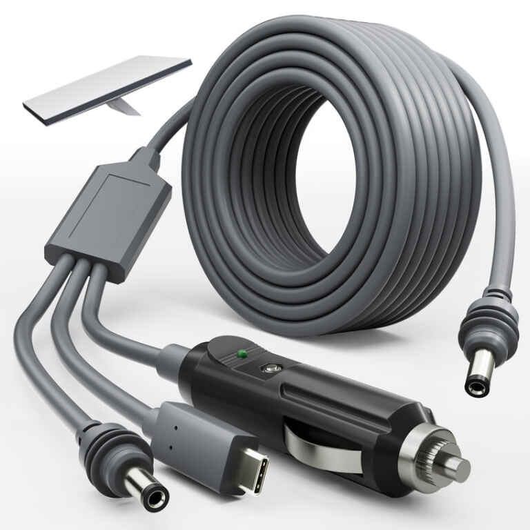Starlink Mini Versatile 3-in-1 DC Power Cable Replacement - 9.8FT/16.4FT/32.8FT - Image 3