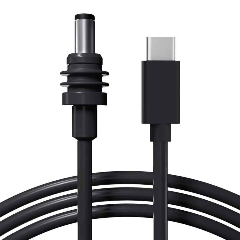 Starlink Mini USB-C to DC Power Cable for 65W+ to 100W PD Source - 6.5FT/16.4FT