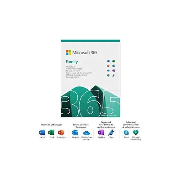 Microsoft Office 365 Family 1 Year Media less ESD upt to 6 Users 6GQ 00087 600x | +254720548999