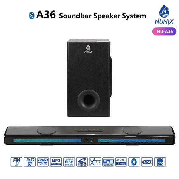 Nunix NU-A36 2.1ch Soundbar Mini System - Kenya