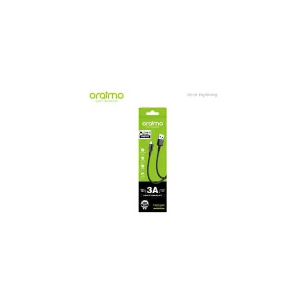 Oraimo Fastline 2 Type-C 3A Fast Charging Data Cable (OCD-C54) - Kenya