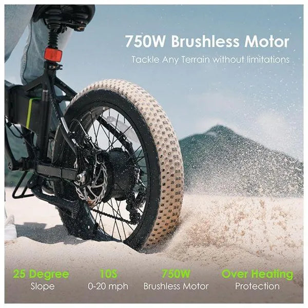 Oraimo OEK-5330N Scrambler 100 750W Fat-tire Adult Fast Charging Electric Bike with Brushless Motor - Kenya %count(title) +254720548999 Oraimo OEK-5330N Scrambler 100 750W Fat-tire Adult Fast Charging Electric Bike with Brushless Motor - Kenya - Image 2