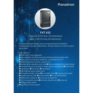 PanatronPXT632PABXCapability6Line32Extension i1 600x | +254720548999