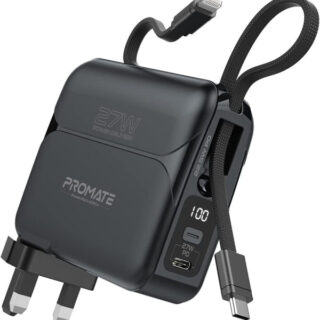 Promate PowerPack-20Pro Ultra-compact 20000mAh Fast Charging Power Bank with AC Charger - Kenya