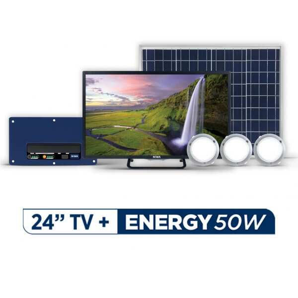 Niwa 24" LED TV Energy 50 with PayGo - Kenya - Image 2