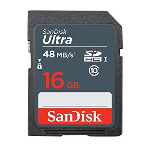 SanDisk Ultra SDHC 16GB 48MB/s Class 10 UHS-I (SDSDUNB-016G-GN3IN) - Kenya
