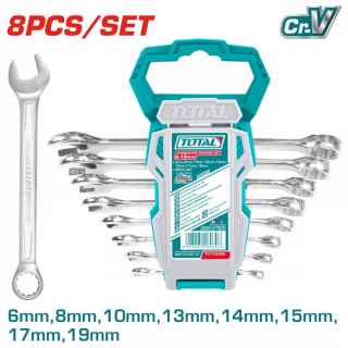Total THT102286 8pcs Combination Spanner Set 6-19mm - Kenya