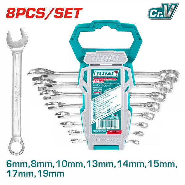 Total THT102286 8pcs Combination Spanner Set 6-19mm - Kenya