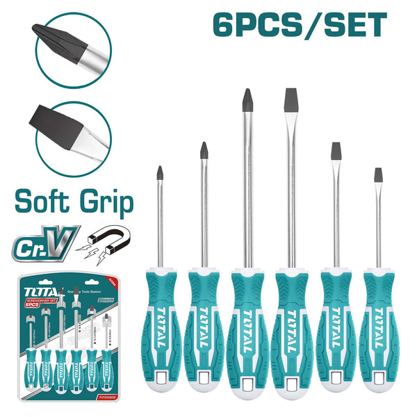 Total THT250606 6 Pcs Screwdriver Set - Kenya