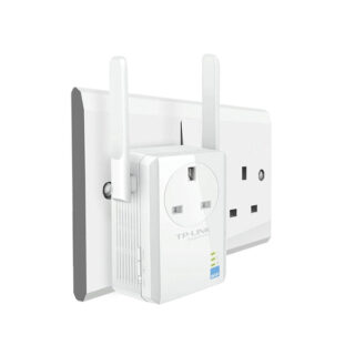 Tp-Link Tl-Wa860Re - N300 Universal Range Extender With Extra Power Outlet, Broadband/Wi-Fi Extender, Wi-Fi Booster/Hotspot With 1 Ethernet Port And 2 External Antennas, Plug And Play, Uk Plug - Kenya