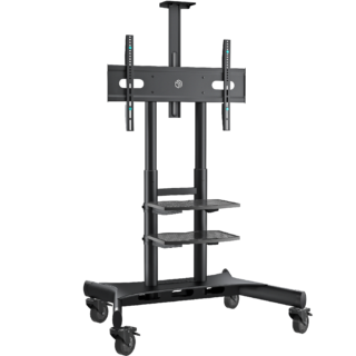 Mobile TV stand for TVs 50"-86", max 233 lbs, black TS1881