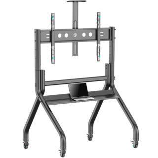 Mobile TV stand for TVs 60"-120", max 331 lbs, black TS2080