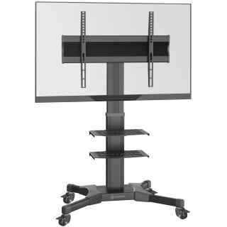 Mobile stand for TV with bracket 32"-60", 67.4 lbs, black TS2551