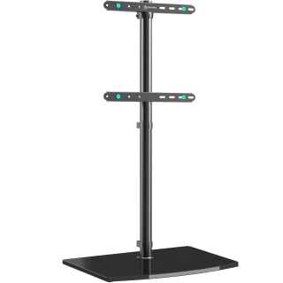Interior TV stand for 30"-60"
  max 90 lbs, swivel, black TS5065