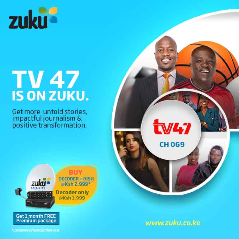 ZUKU Satellite TV Full Kit Kenya+ 1 Month Free Premium - Image 2