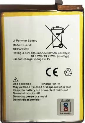 Tecno L9 Plus Phone (BL-48AT) Replacement Battery - Kenya