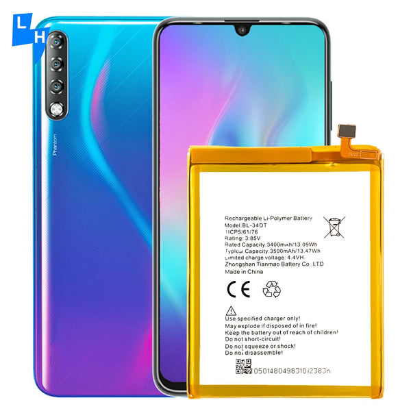 Tecno Camon 12 Pro Smartphone Replacement Battery (BL-34DT) - Kenya