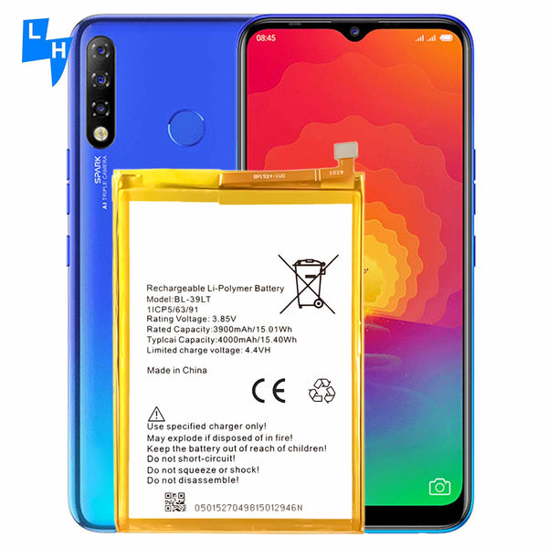 Tecno Camon 12 Air Smartphone Replacement Battery (BL-39LT) - Kenya