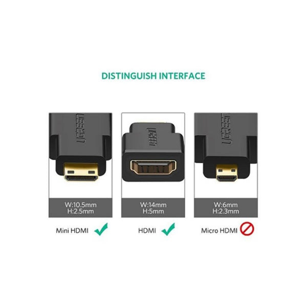 UGREEN 20101 Mini HDMI Male to HDMI Female Adapter (UG-20101) - Kenya %count(title) +254720548999 UGREEN 20101 Mini HDMI Male to HDMI Female Adapter (UG-20101) - Kenya - Image 2