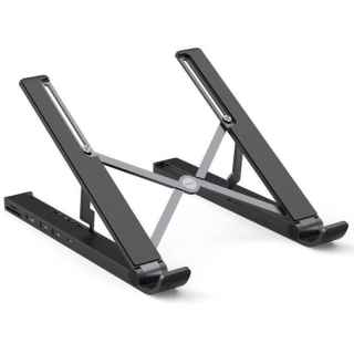 Ugreen 5 In 1 Laptop Stand Docking Station (CM359) - 4 Levels Adjustable Foldable Portable Desktop Stand with USB C 4K HDMI TF/SD 2 USB 3.0 Ports Compatible with Macbooks, HP, Dell, Acer, Asus, Lenovo and More - Kenya