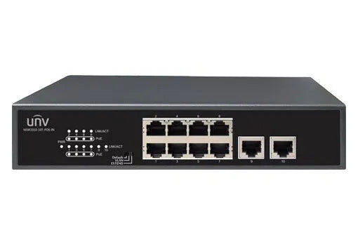 Uniview NSW2010-10T-POE 8-port, 2x Uplink port PoE Switch – CCTV - Kenya %count(title) +254720548999 Uniview NSW2010-10T-POE 8-port, 2x Uplink port PoE Switch – CCTV - Kenya
