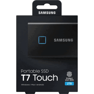 Samsung 2TB T7 Touch Portable SSD with Fingerprint Security - Kenya