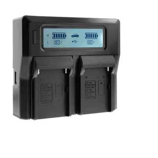 Dual LCD Charger For NP F970 L-Series Battery - Kenya