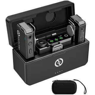 Hollyland LARK MAX Duo 2-Person Wireless Microphone System (2.4 GHz, Black) - Kenya