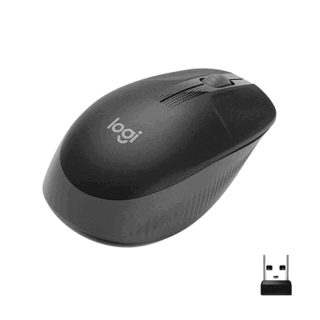 Logitech M190 Wireless Mouse Full Size Comfort Curve Design 1000Dpi Blue - Kenya