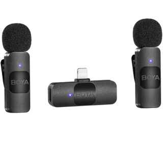 BOYA BY-V2 Ultracompact 2-Person Wireless Microphone System (2.4 GHz) - Kenya