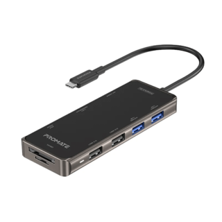 Promate PrimeHub-Go 9-In-1 USB-C Hub with 100W PD - Kenya