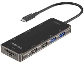 Promate PrimeHub-Go 9-In-1 USB-C Hub with 100W PD - Kenya