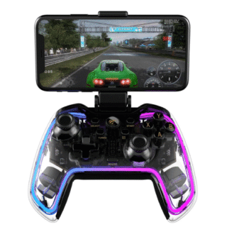 Havit G158BT Pro Transparent RGB Bluetooth Vibration Gamepad - Kenya