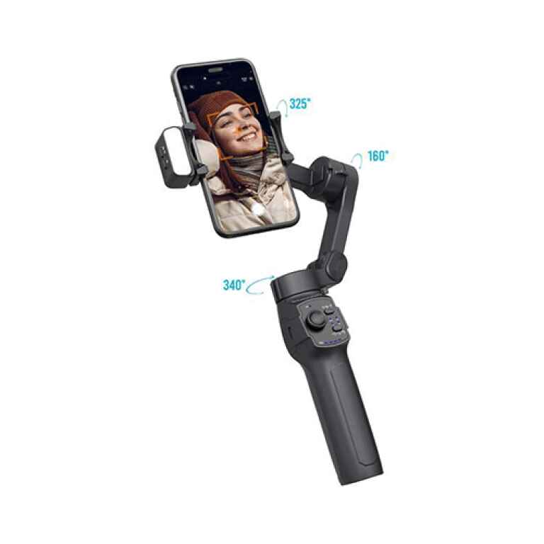 Porodo 3-Axis Gimbal with Stabilizer Magnetic Fill Light - Kenya
