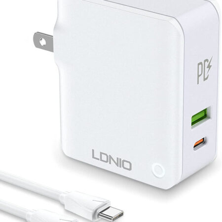 LDNIO Portable Charger Pd Fast Charging Adapter, With 1 Type-c And 1 Auto-ID Usb Ports - A4403C - Kenya