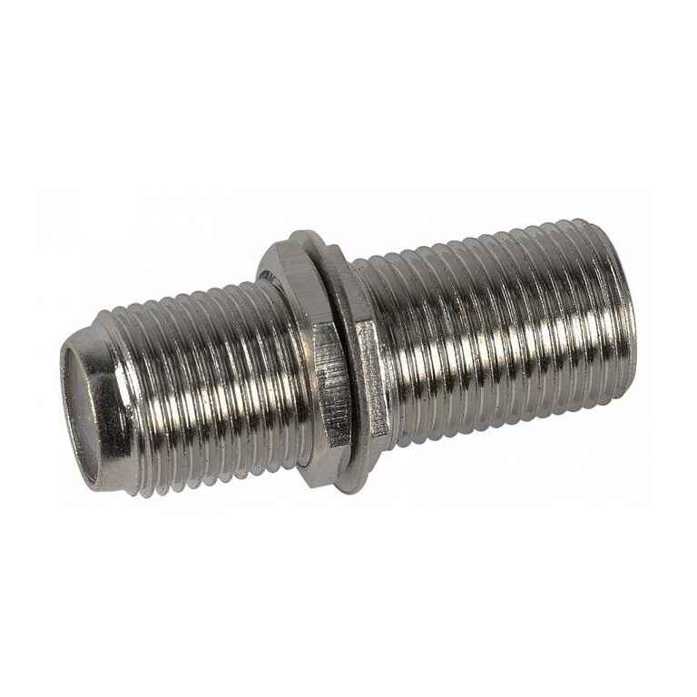 Adapter F Female - F Female (Includes Nut and Washer) Televes