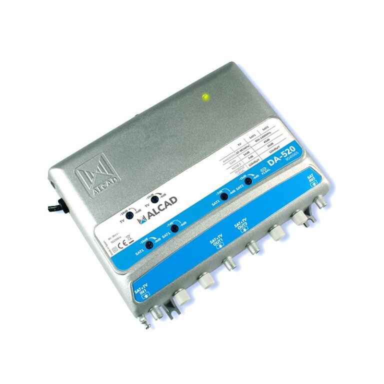 Alcad DA-520 Distribution amplifier double tv/sat