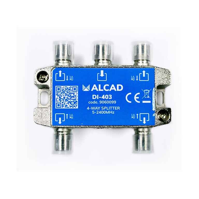 Alcad DI-403 If splitter 4 out with dc path