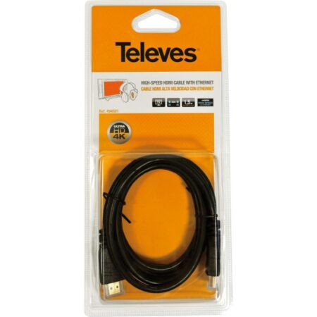 blister high speed hdmi cable with male ethernet male black 15m televes | +254720548999