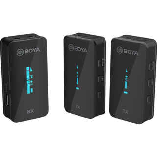 BOYA BY-XM6-S2 Digital Camera-Mount True-Wireless 2-Person Microphone System (2.4 GHz) - Kenya