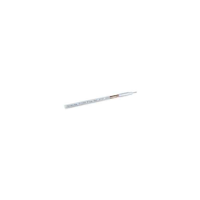Cable coaxial Televes 100m cobre-cobre T100 blanco PVC