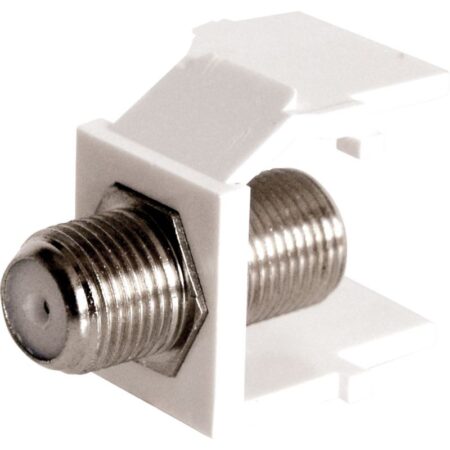 Coaxial adapter support F Female - F Female, for pannels...